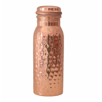 Butelka z młotkowanej miedzi na wodę 600 ml